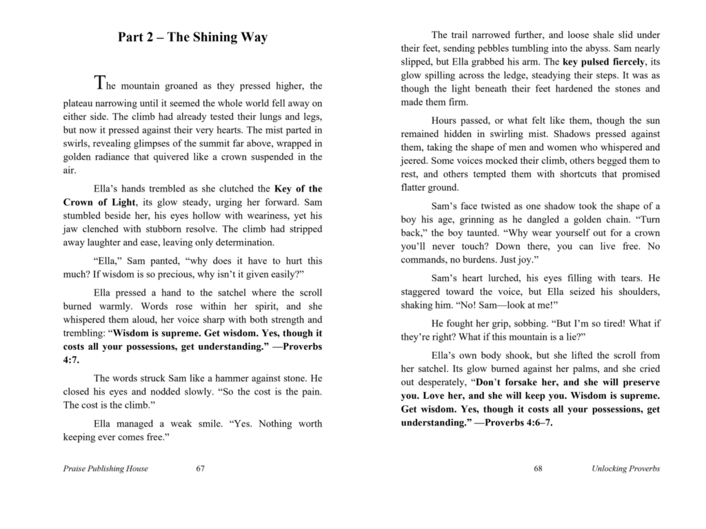 proverbs adventure for teens - Unlocking Proverbs - sample page 4
