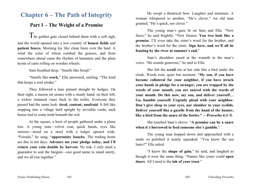 proverbs adventure for teens - Unlocking Proverbs - sample page 5