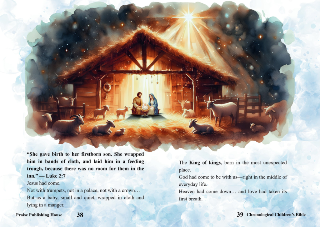 chronological bible for kids - Chronological Children's Bible book cover - sample page 6