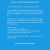 psalms word search book - 40 Days with Psalms Word Search - sample page 1
